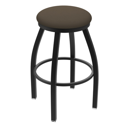 HOLLAND BAR STOOL CO 36" Swivel X-Tall Bar Stool, Black Wrinkle, Canter Earth Seat 80236BW006